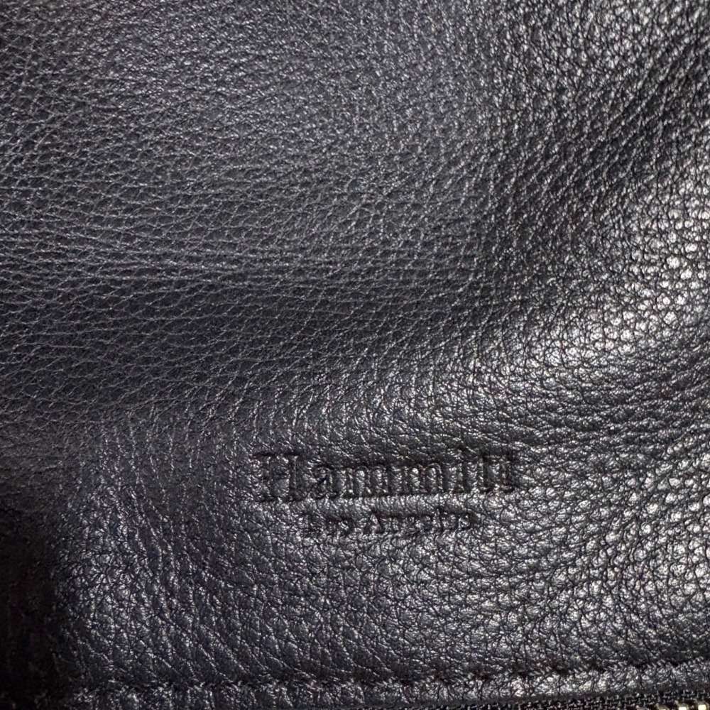 Hammitt Montana Large Reversible Crossbody Leather Bag Pewter/Black Gold Studs - Picture 9 of 9